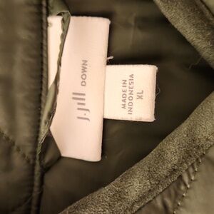 Green Quilted Puffer Coat